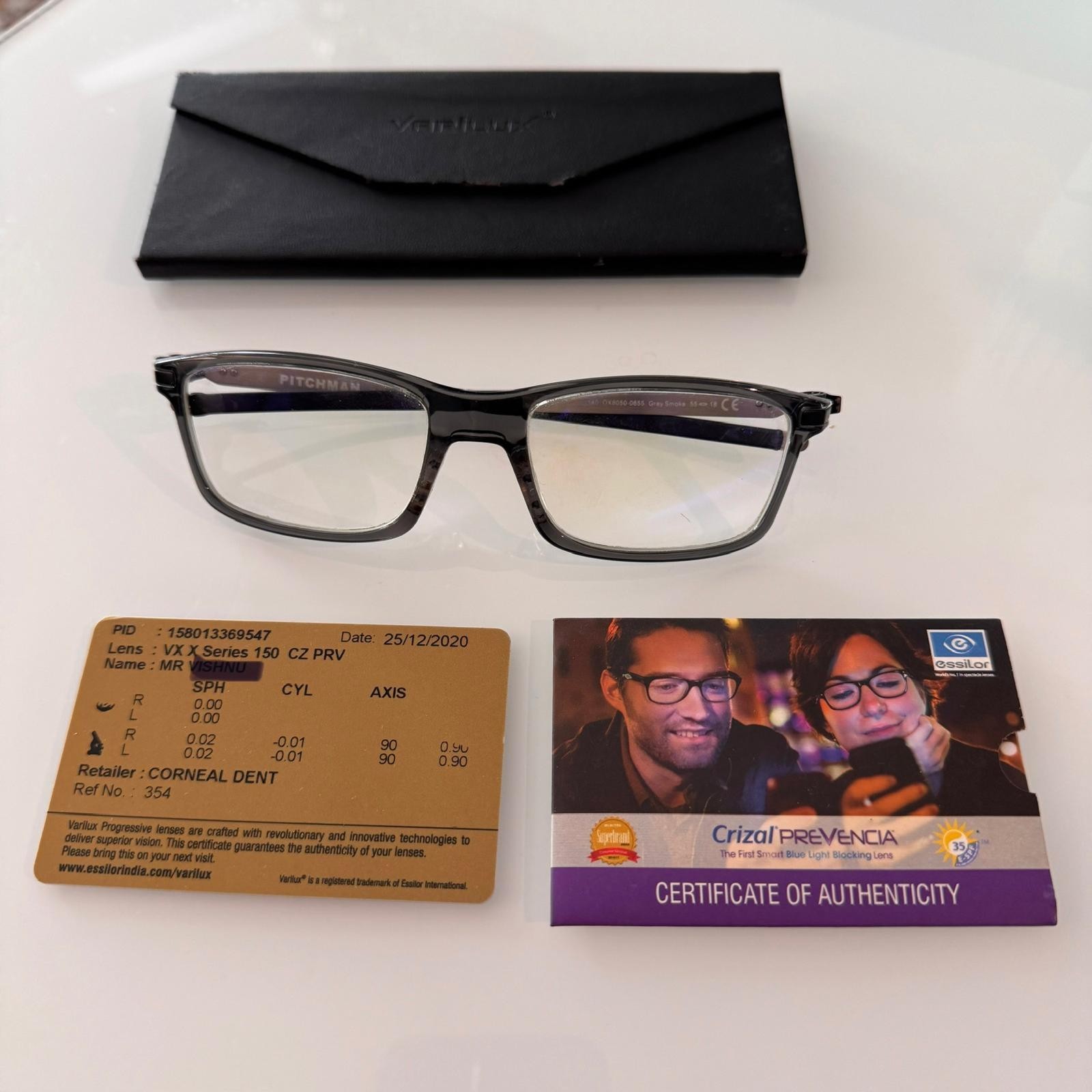 Oakley Pitchman OX8050 Grey Smoke 55mm Eyeglasses w/ Varilux X C - photo 2