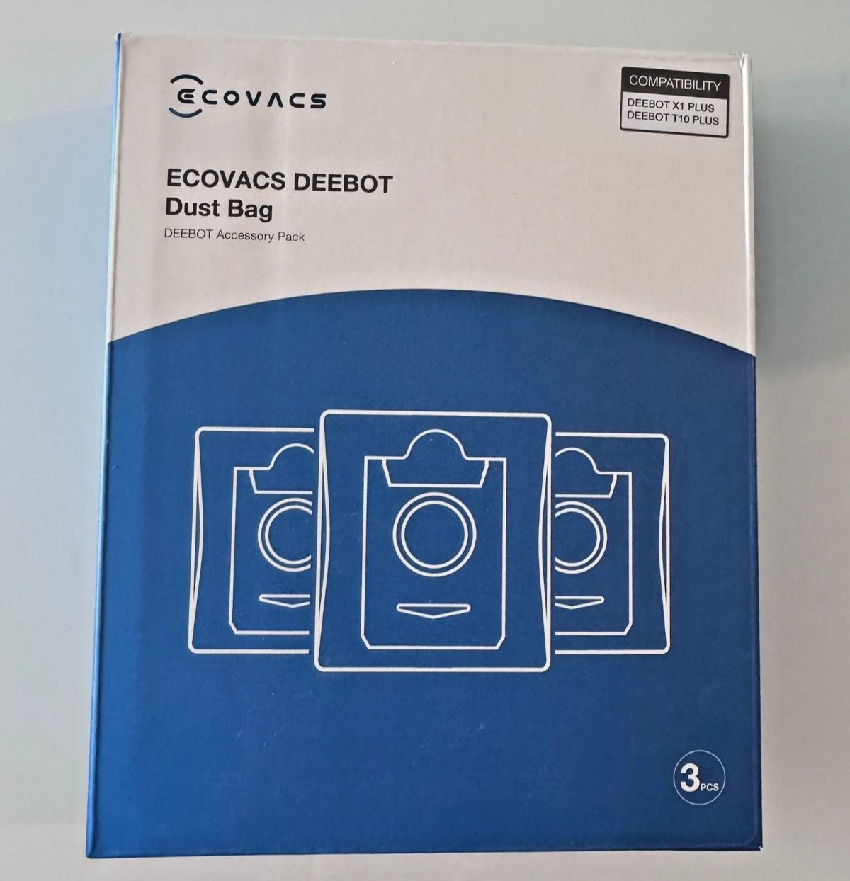 Ecovacs Disposable Dust Bags for Deebot X1/T10 Plus (21 Bags)