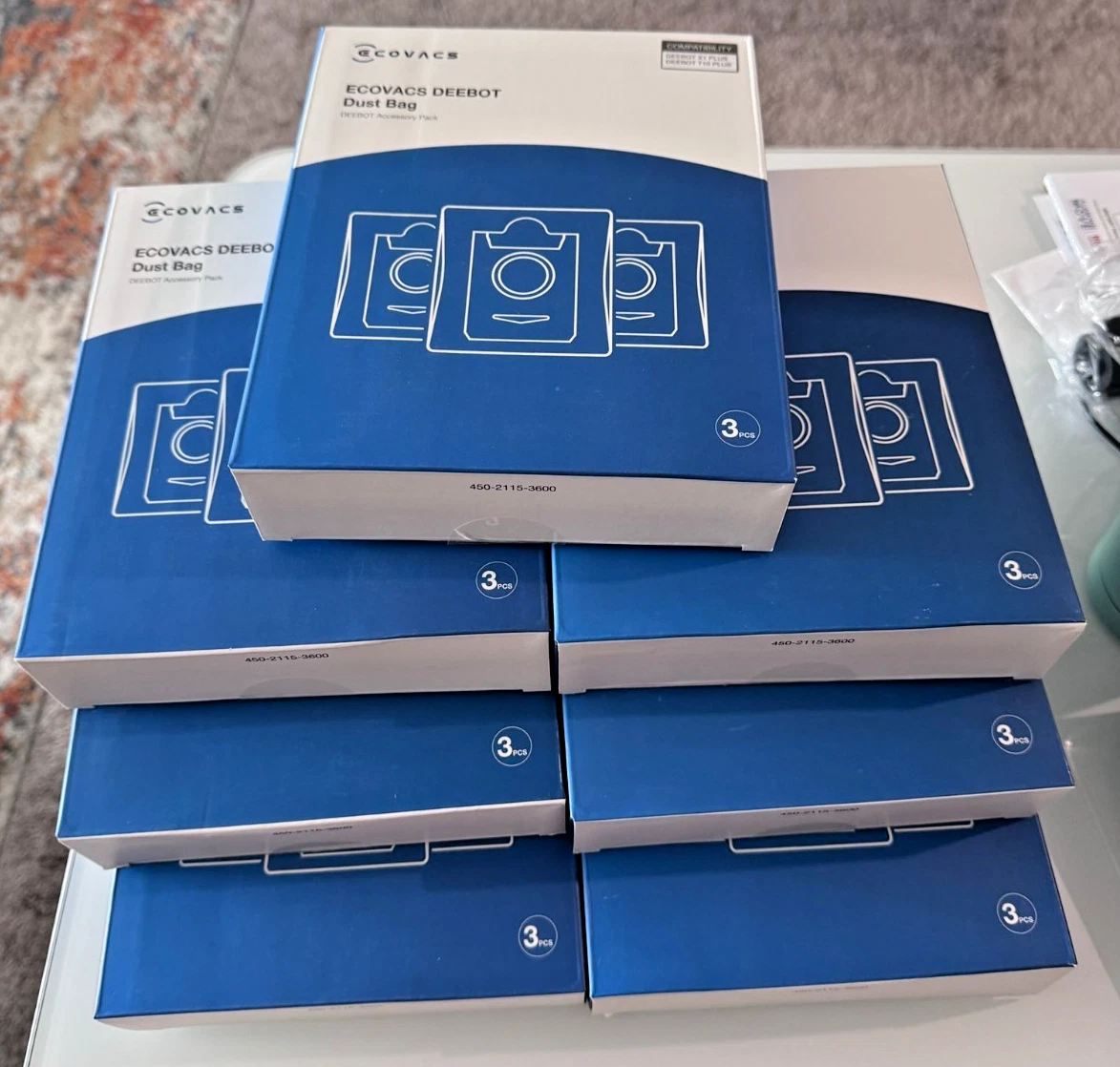 Ecovacs Disposable Dust Bags for Deebot X1/T10 Plus (21 Bags) - photo 4