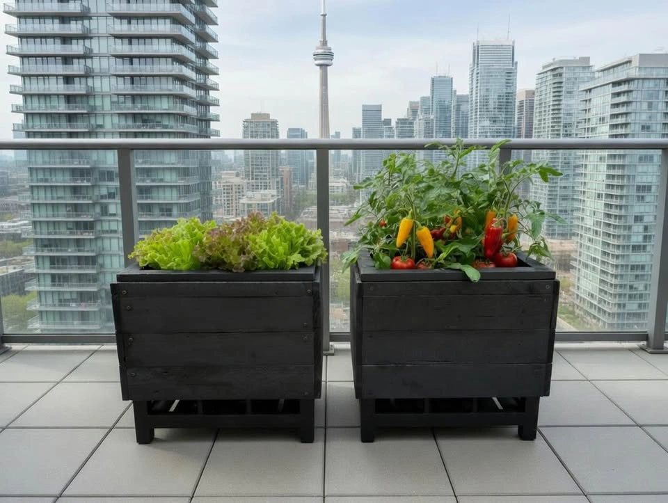 Matching Raised Planter Boxes for Vegetables, Herbs, Flowers (Bl - photo 4