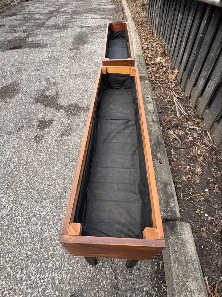 Matching Raised Wood Planter Boxes - photo 3