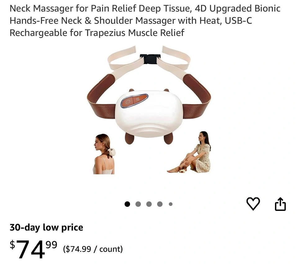 (New) 4D Wireless Massager — Deep Massage
