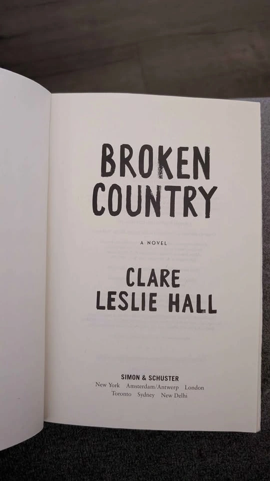 Broken Country by Clare Leslie Hall - Reese's Book Club Pick - photo 4