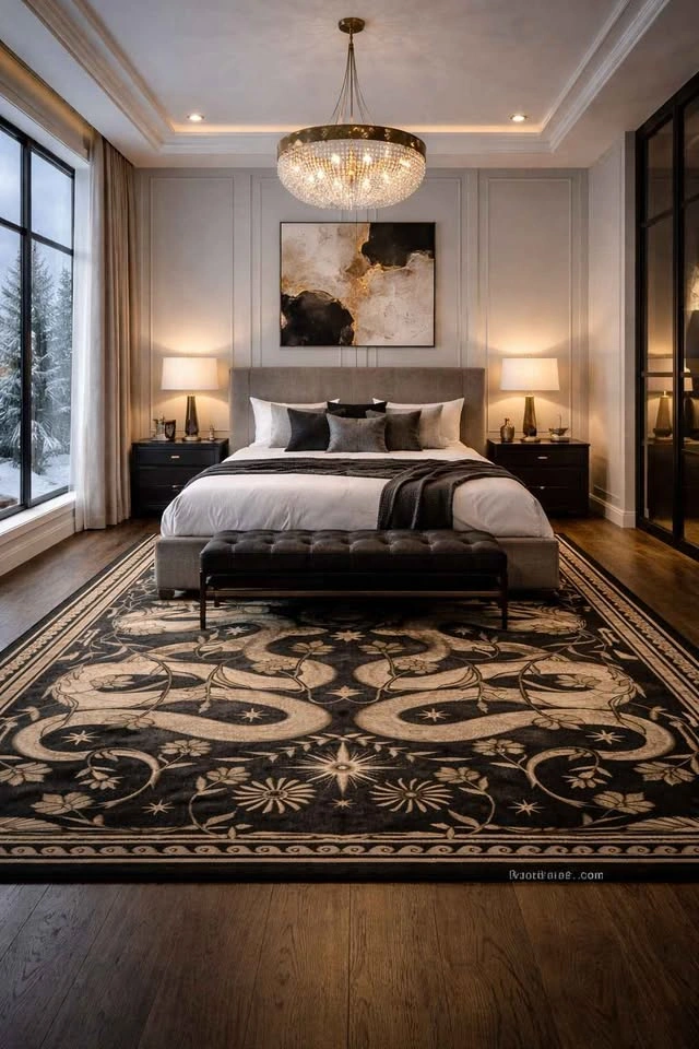 SNAKE MEDALLION WASHABLE RUG 5x7 🆕 - photo 4