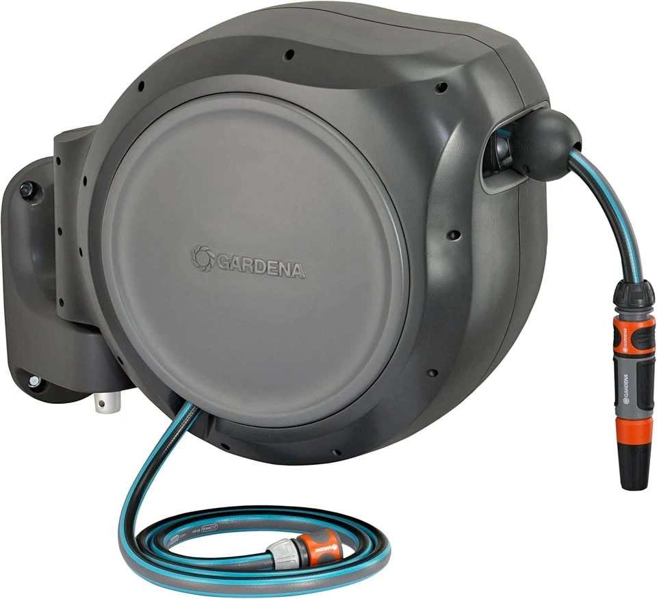 GARDENA 8050-83 Foot Wall Mounted Retractable Hose
