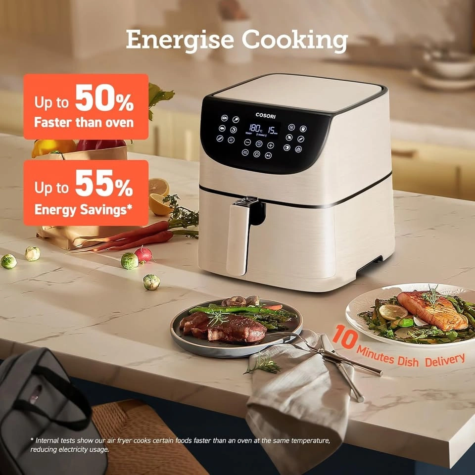COSORI Pro Gen 2 Air Fryer 5.8QT, 13 One Touch Functions, White - photo 3