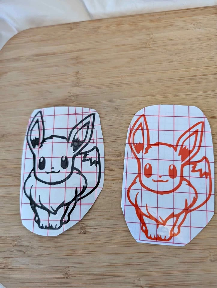 4" or 8"Pokemon eevee evolution Vinyl Decal