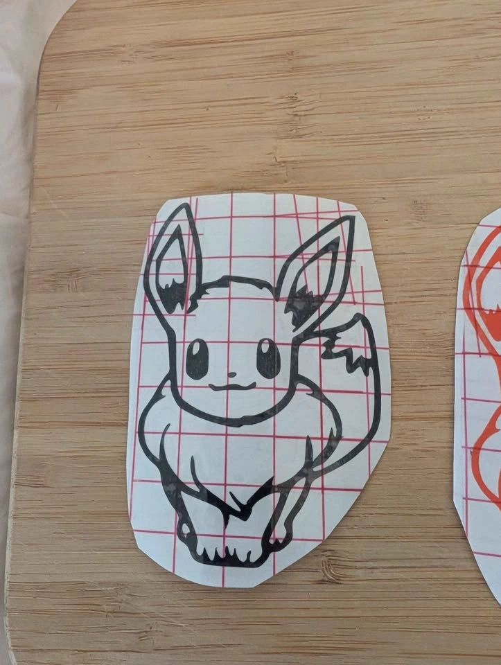 4" or 8"Pokemon eevee evolution Vinyl Decal - photo 2