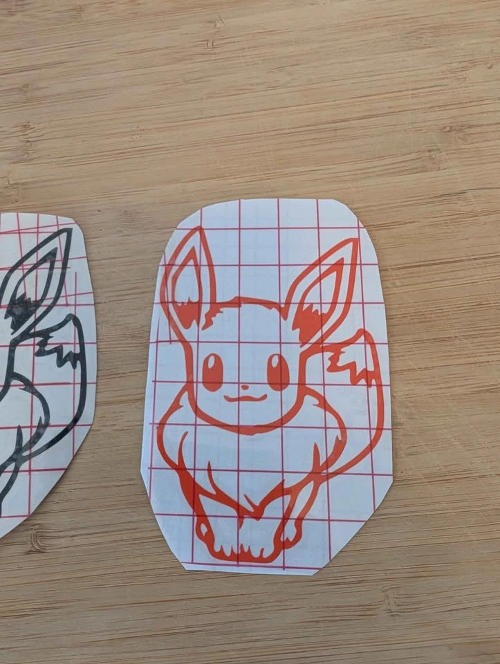 4" or 8"Pokemon eevee evolution Vinyl Decal - photo 3
