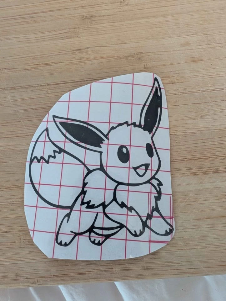 4" or 8"Pokemon eevee evolution Vinyl Decal - photo 4