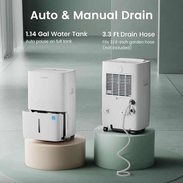 Waykar 80 Pints Dehumidifier for Basement & Home - photo 3