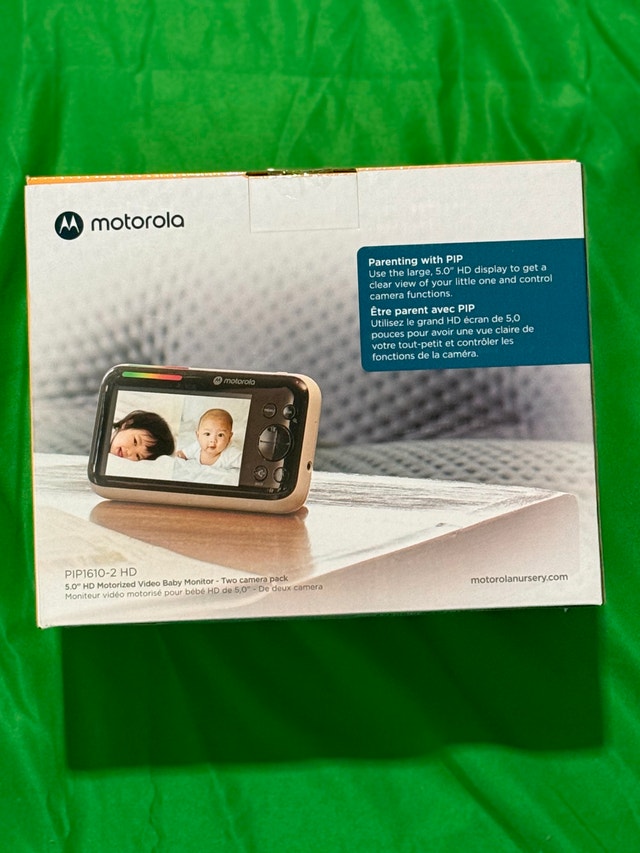 Motorola Baby PIP1610 HD 5" Video Baby Monitor w/ 2 Cameras - photo 3