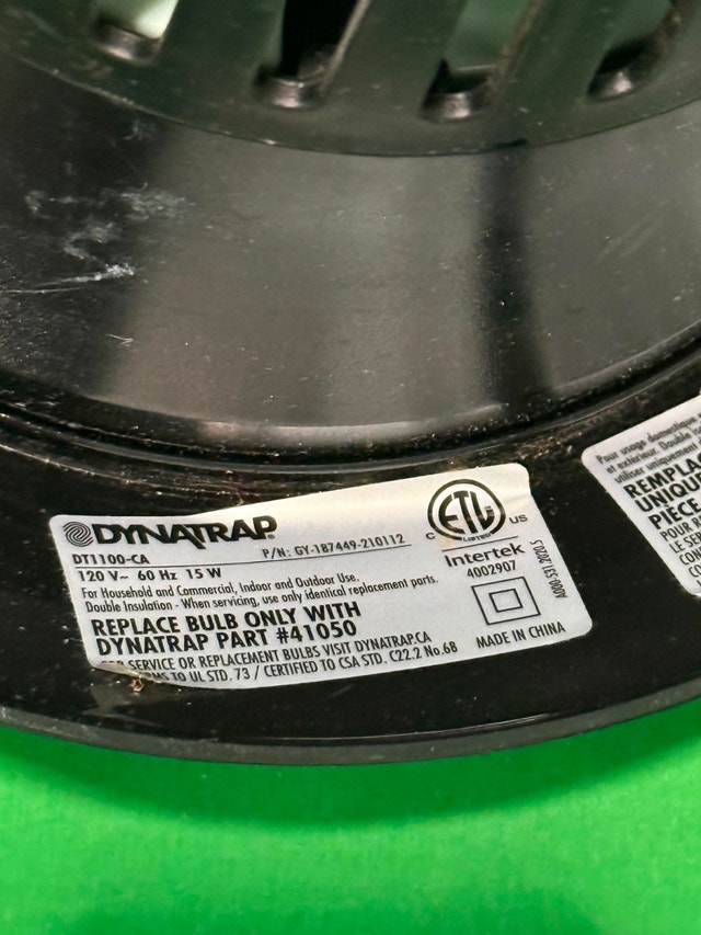 DynaTrap DT1100-CA Mosquito & Flying Insect Trap - photo 4
