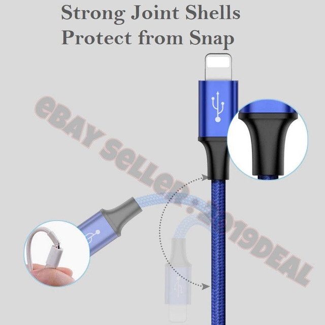3in1 FAST CHARGE ANDROID/IPHONE TYPE C/LIGHTNING/MICRO USB CABLE - photo 5