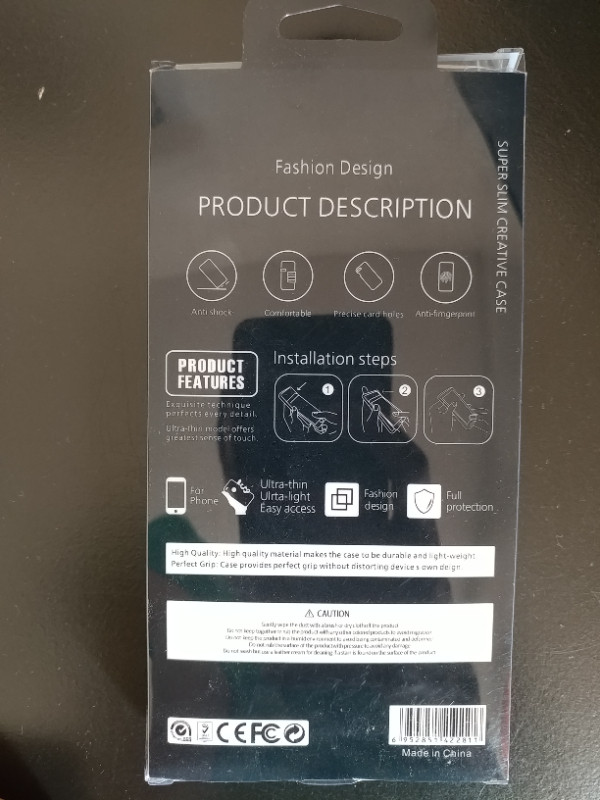 Brand New iPhone X/XS Hard Case, Smooth PVC Leather Design - photo 3