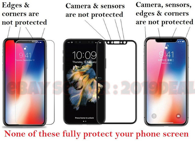 2 SCREEN PROTECTORS- IPHONE X/XS/XR/XS MAX/11/11 Pro/11 Pro MAX - photo 3
