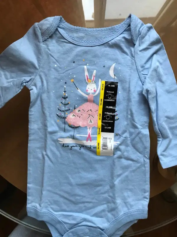 BRAND NEW Baby Girl's bodysuit with tags 18-24 months old