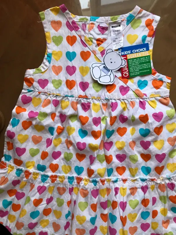BRAND NEW Baby Girl's dress with tags 12 months old