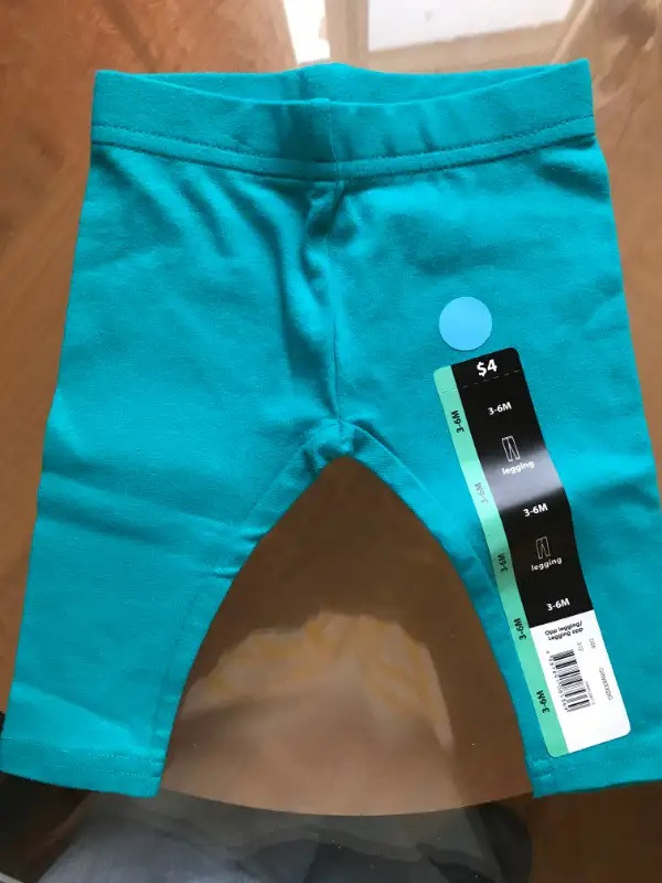 BRAND NEW Baby Girl's pants with tags 3-6 months old - photo 3