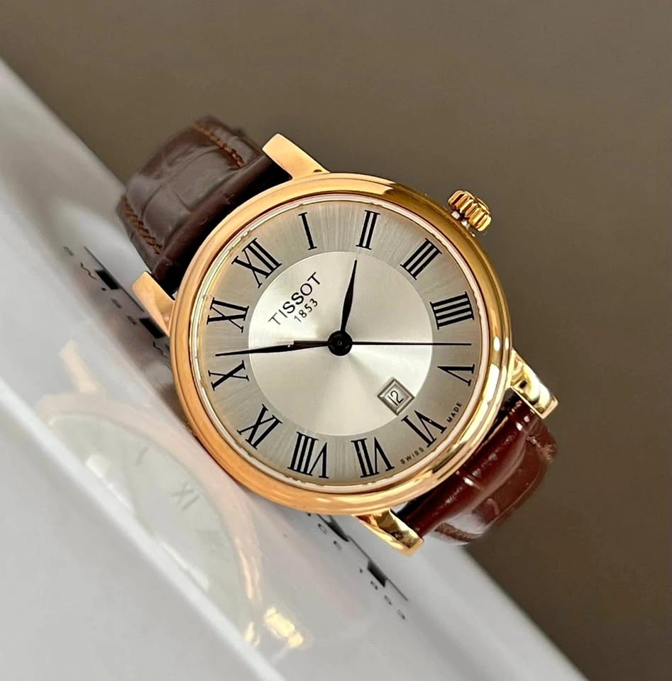 Brand New Tissot Carson Premium Lady Leather Watch