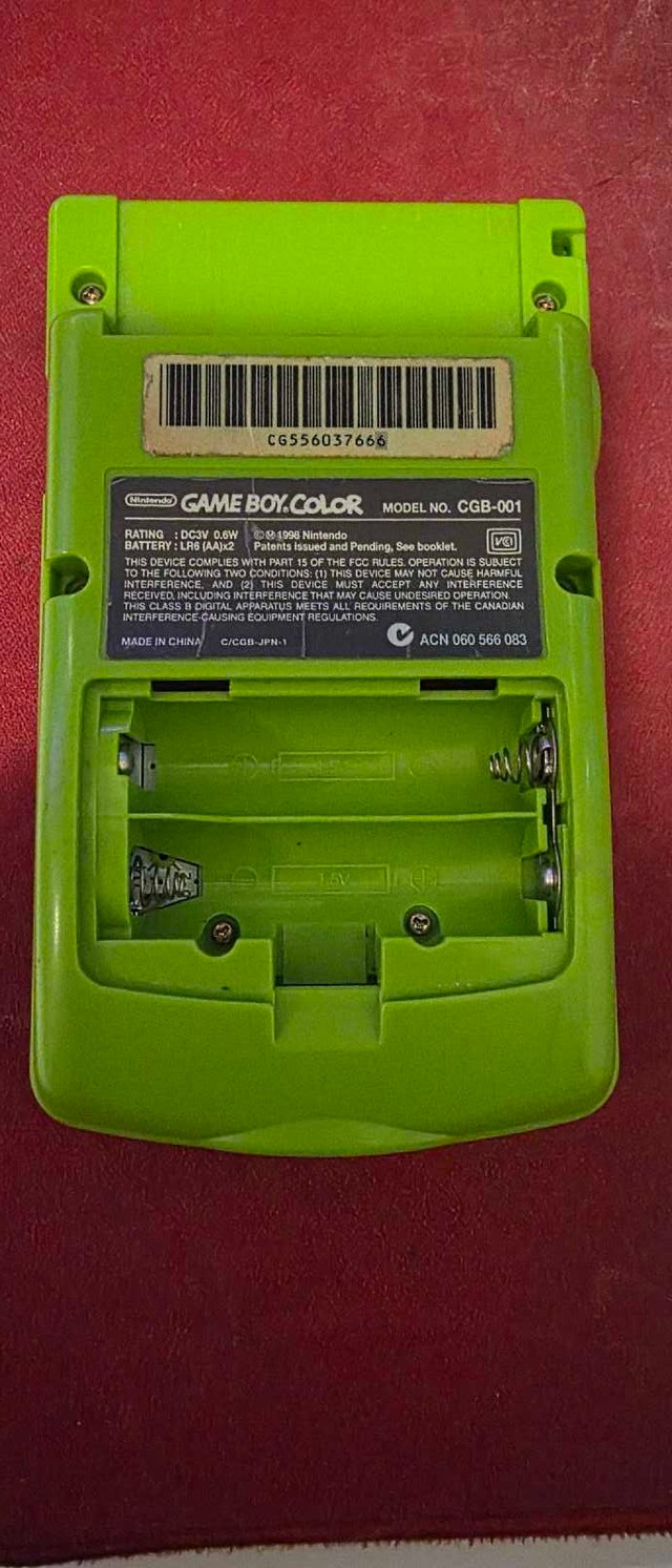 Game Boy Color - Lime Green - photo 3