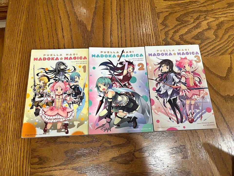 Puella Magi Madoka Magica Vol. 1-3 Manga