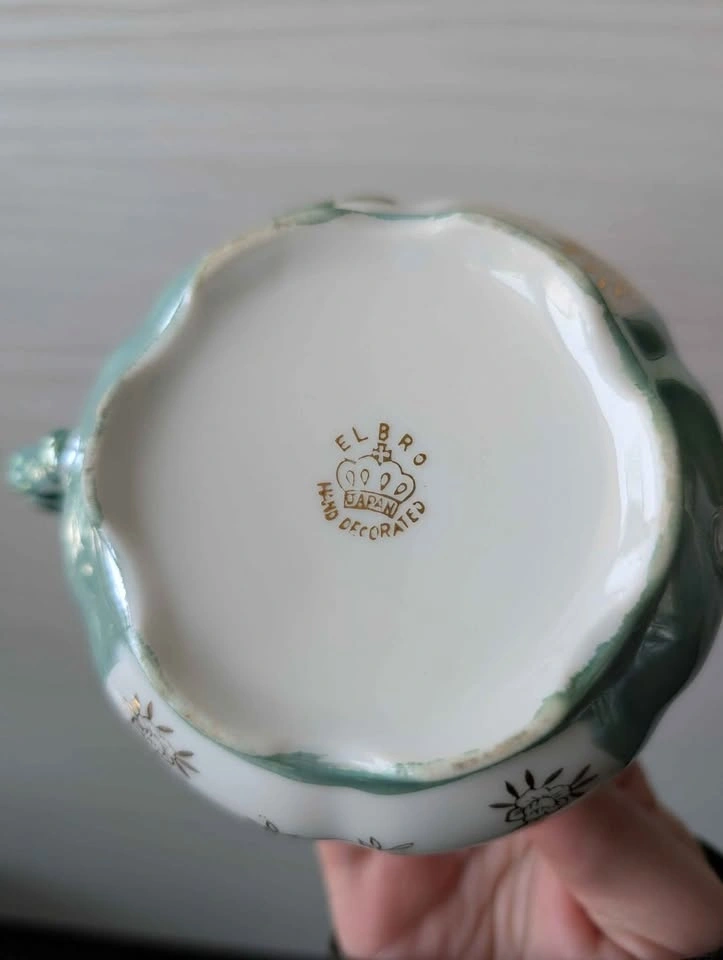 pretty vintage sugar bowl made in japan - photo 4