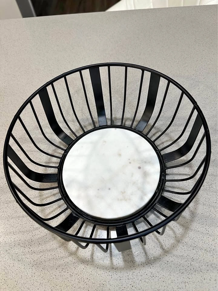 Marble & Steel Basket - Urgent Pickup