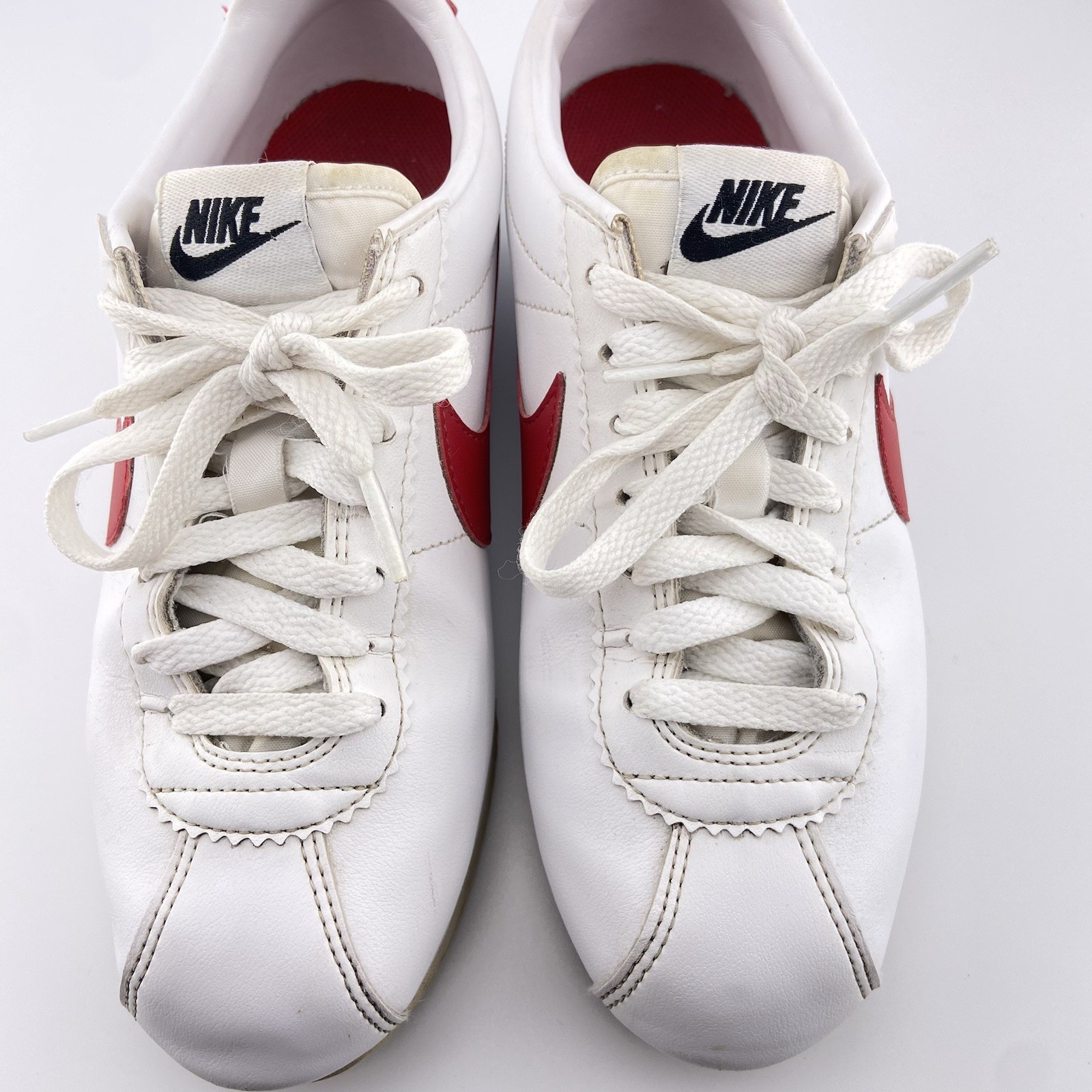 Nike Cortez Classic Leather White/Red/Blue Women's 7 - photo 5