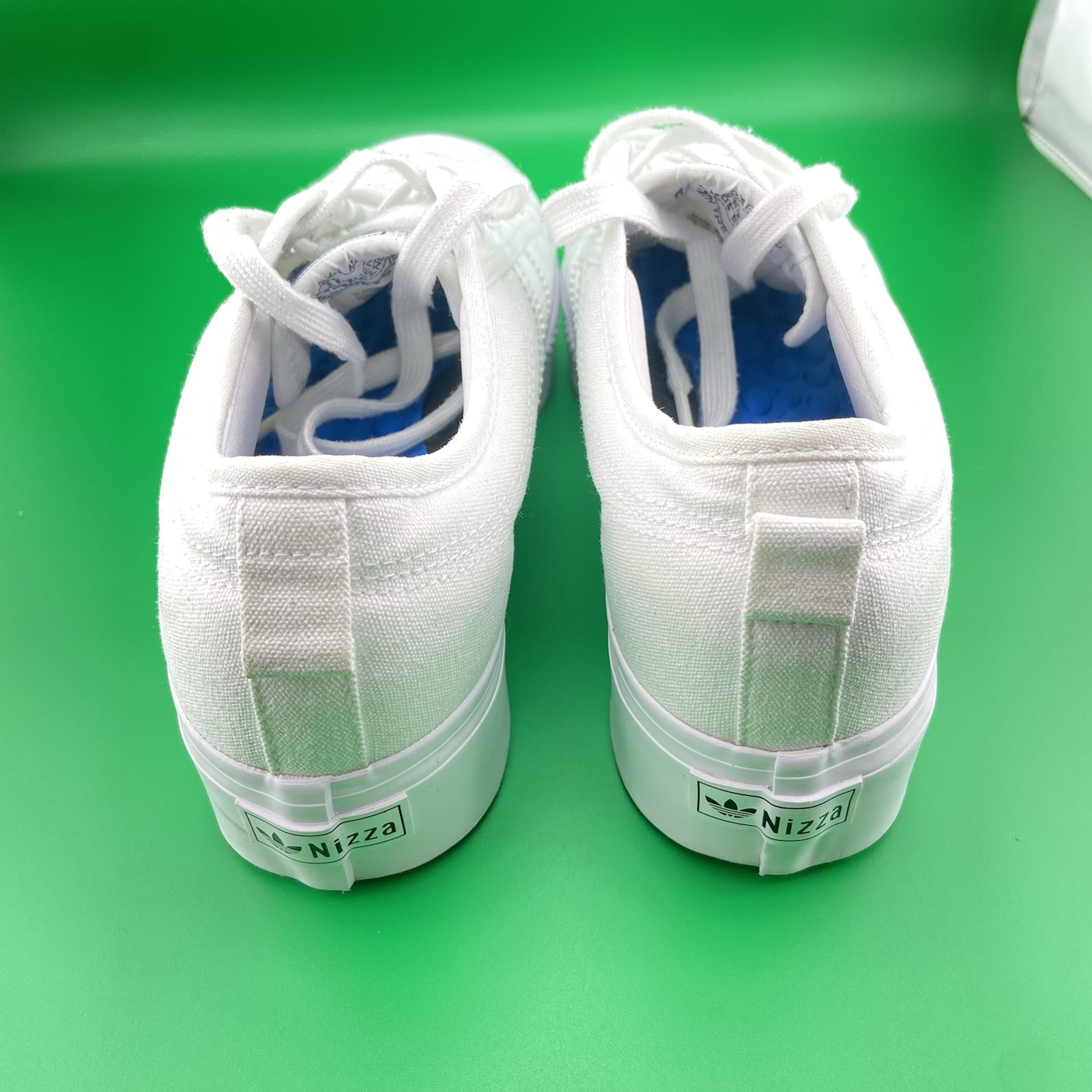 Adidas Nizza Platform Triple White Sneakers - Women's US 10 - photo 5