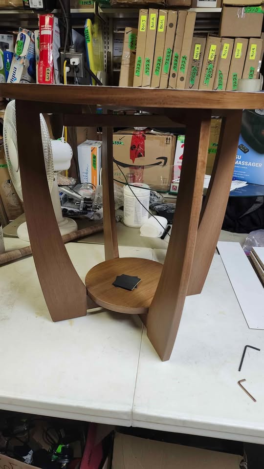 New 2 tone wood table for sale - photo 5
