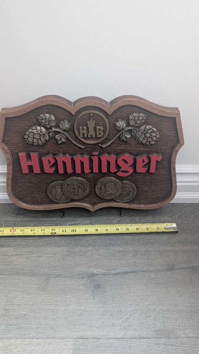 Henninger Beer Sign