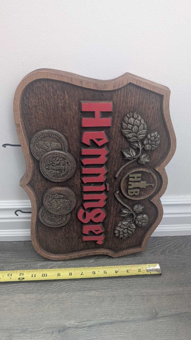 Henninger Beer Sign - photo 2