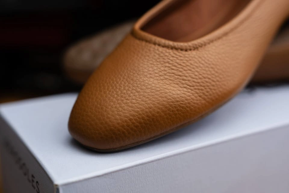 Aerosoles Amelie Women's Ballet Flats - Size 8 - Tan Pebbled Lea - photo 3