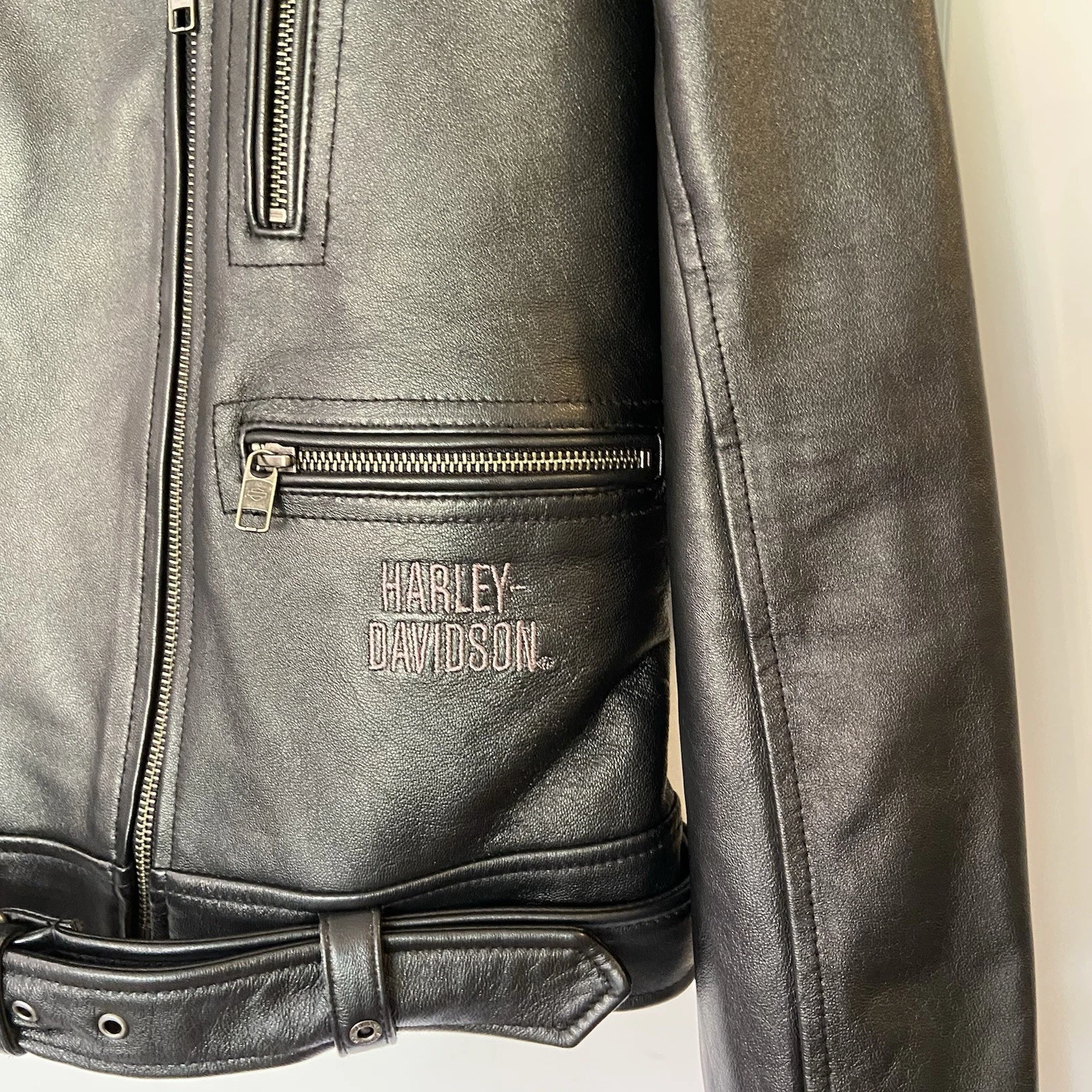Harley-Davidson Women's Leather Jacket - Size S - photo 3