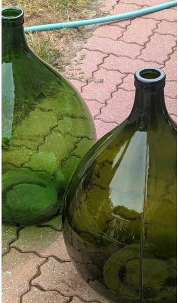 Green Glass Demijohns - photo 2