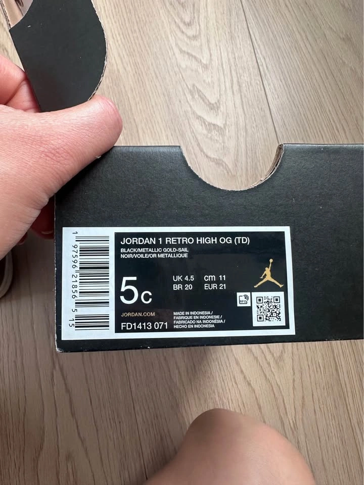 Toddler Jordan Shoes size 5C - photo 3