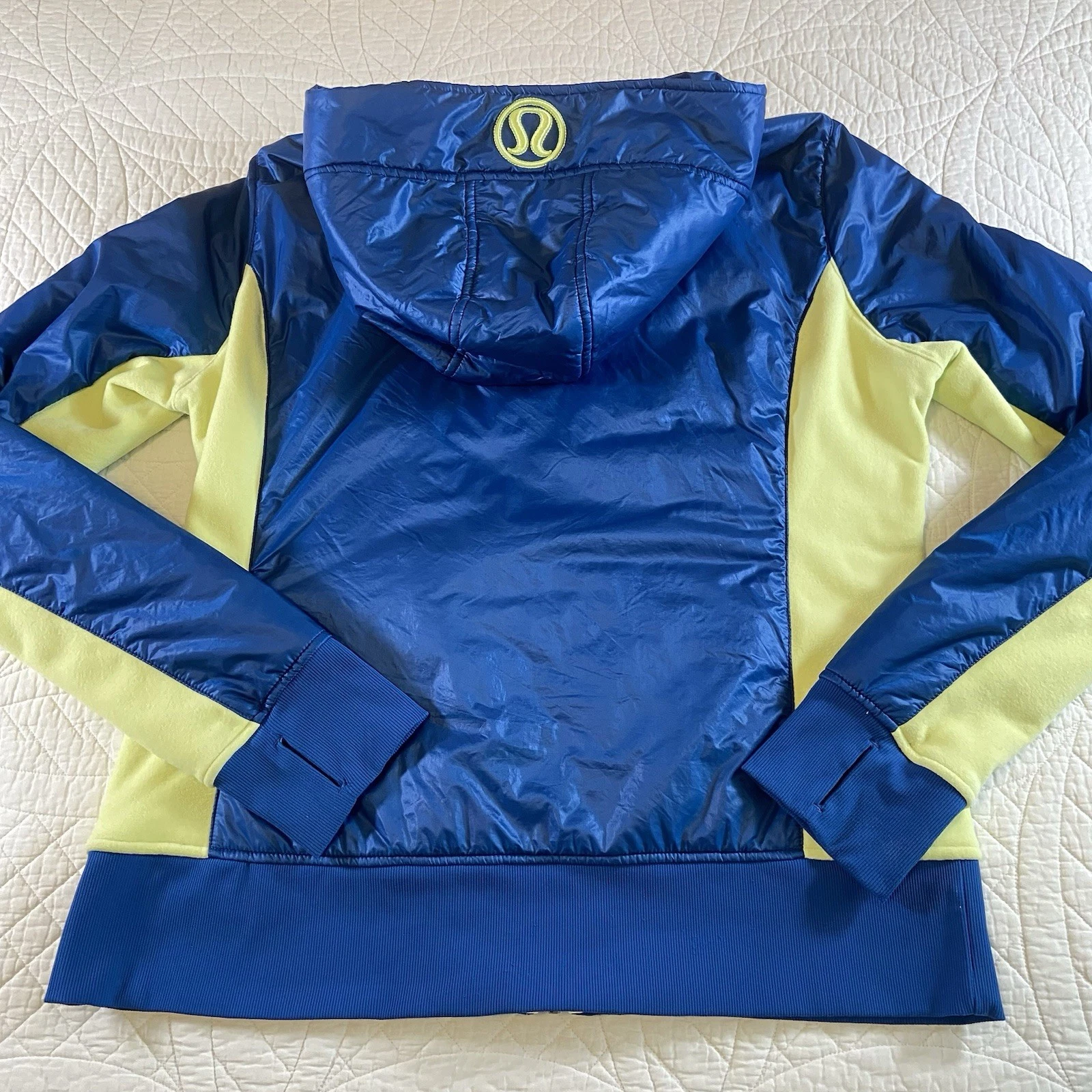 Lululemon Uba Hoodie Special Edition Lux Jacket Blue Citron Quil - photo 3