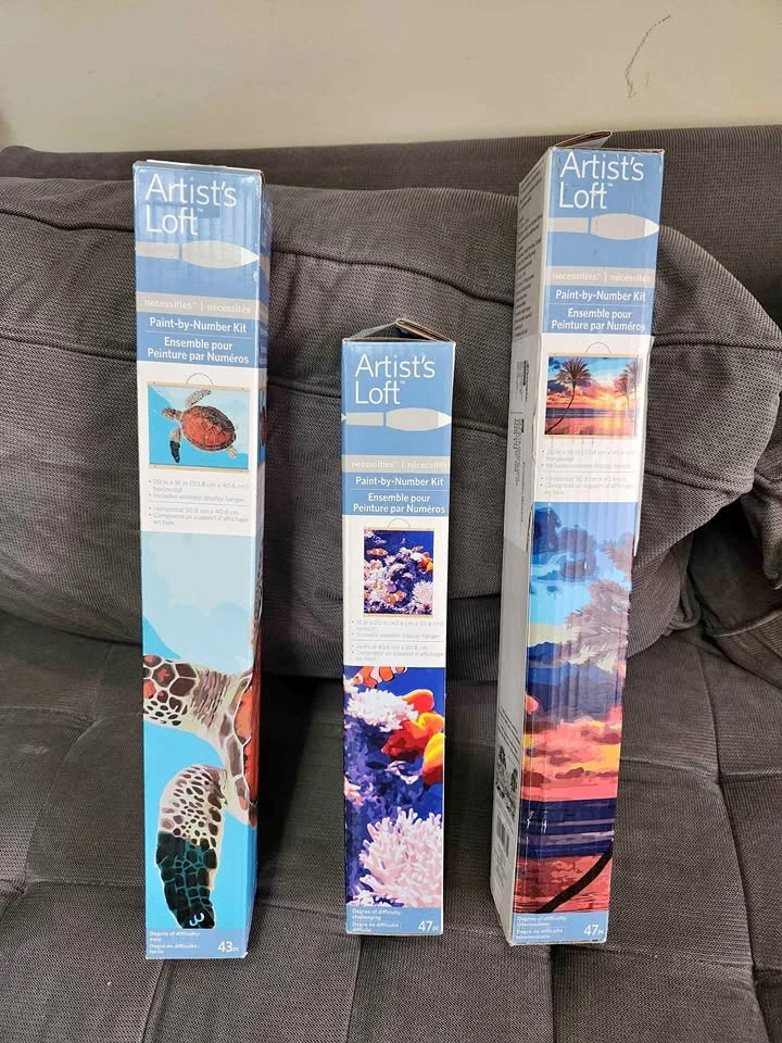 Artist's Loft paint by numbers