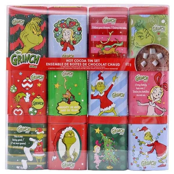Costco Grinch Cocoa Tins Gift Set