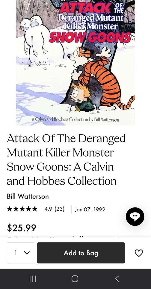 Calvin and Hobbes Classic Comics - Set of 3 - photo 3