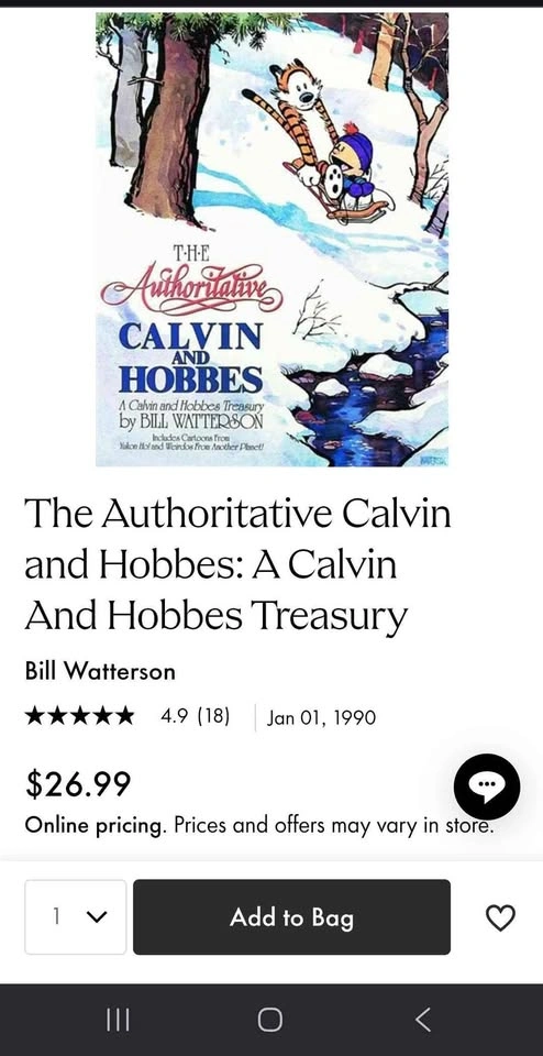 Calvin and Hobbes Classic Comics - Set of 3 - photo 4