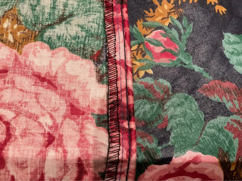 Vintage  Tablecloth 82" Round Floral - photo 3
