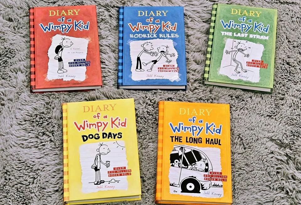 Diary of a Wimpy Kid - Set of 5 Hardcovers