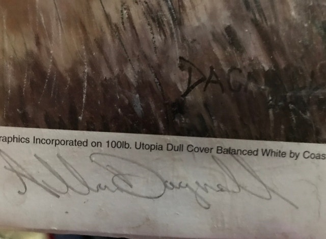 Allan Dagnall Signed Print - Tribute to Payne Stewart - photo 4