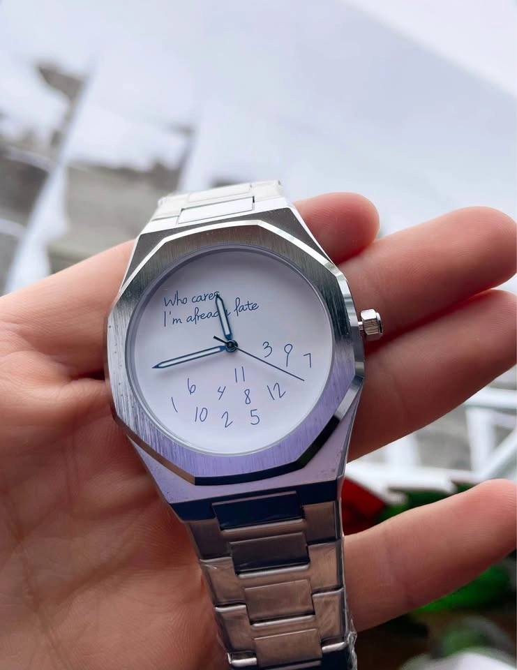 Who Cares I’m Already Late Quarts Watch