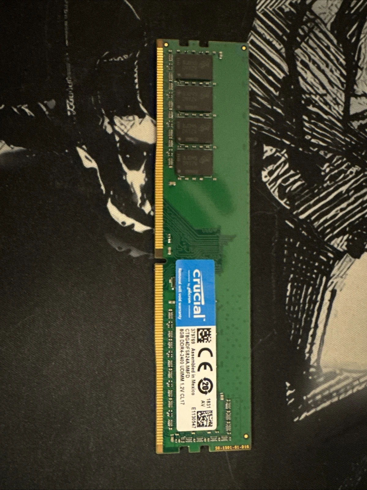 Crucial DDR4 16GB (8+8) ECC Server RAM