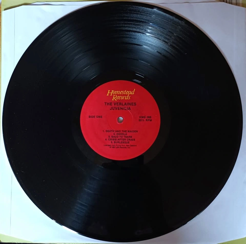 The Verlaines - Juvenilia LP - 1987 US pressing - VG+ - photo 3