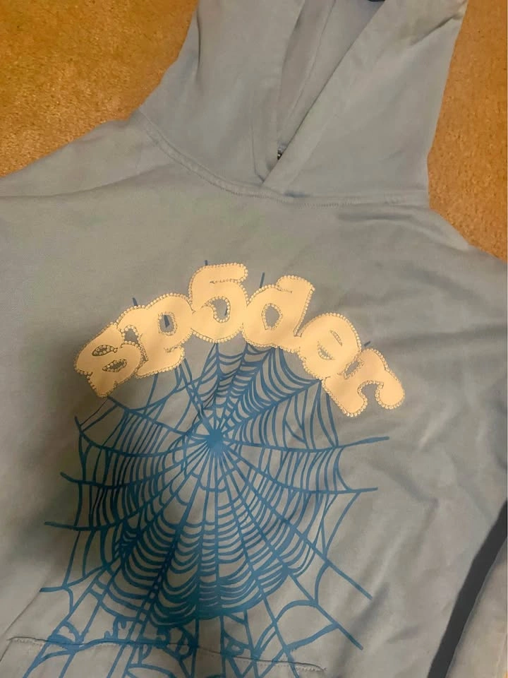 Blue spider hoodie