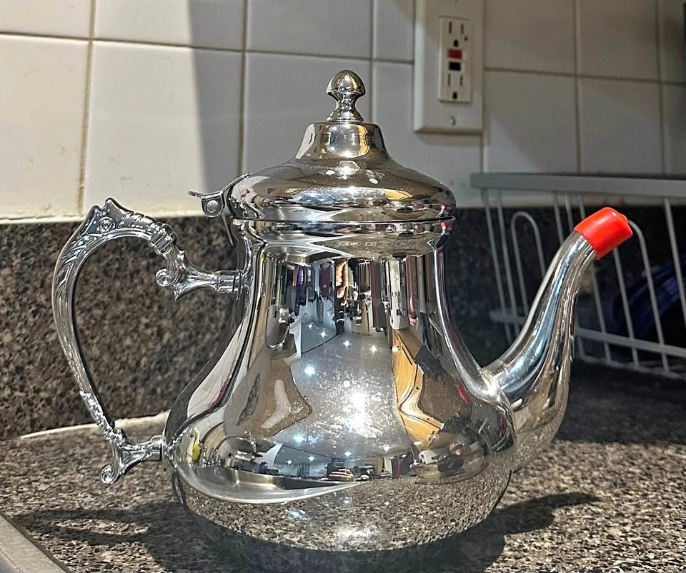 Bonomi Stainless Steel Large Moroccan Teapot